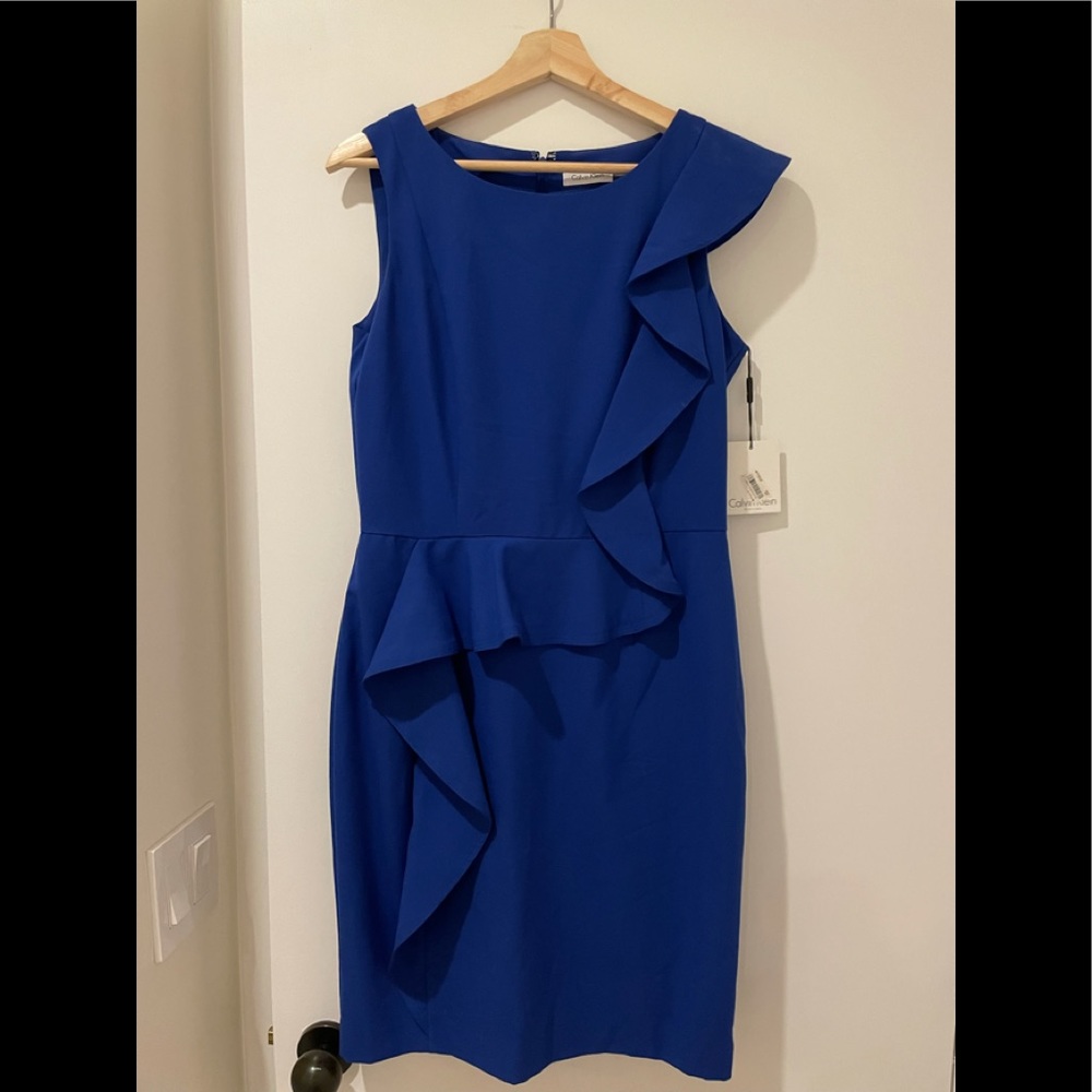 Blue Calvin Klein dress - size 10